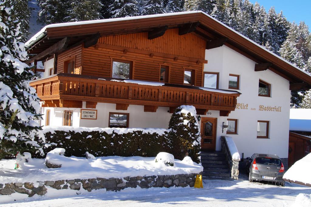 Blick Zum Wasserfall Sankt Leonhard im Pitztal Εξωτερικό φωτογραφία